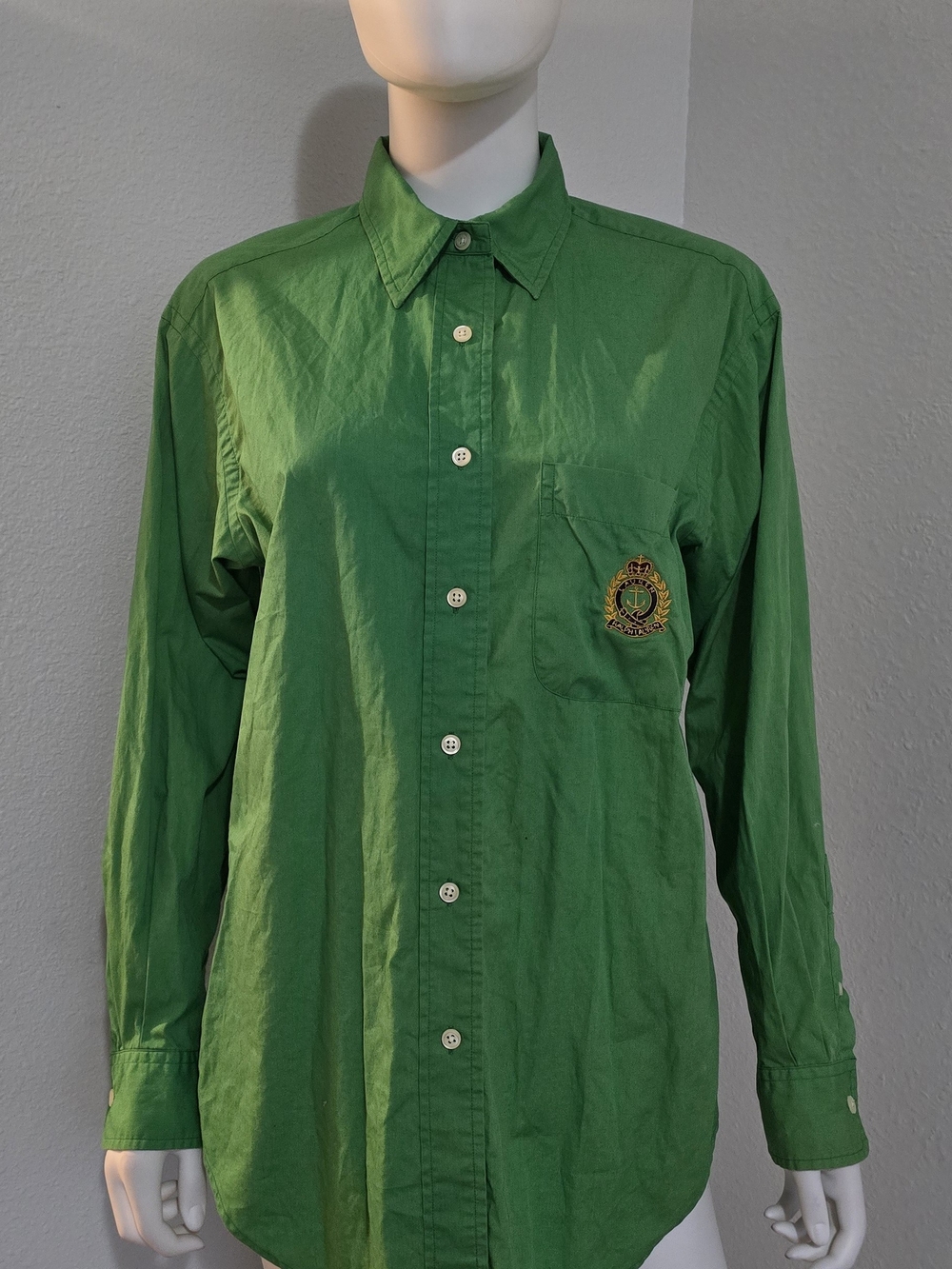 Ralph Lauren ⚜️ Green Long-Sleeve Button-Down Shirt